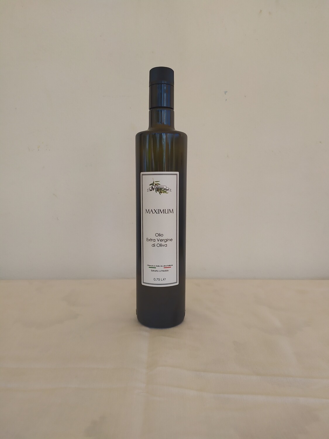 Bottiglia 750 ml. olio evo MAXIMUM PRODUZIONE 2024
