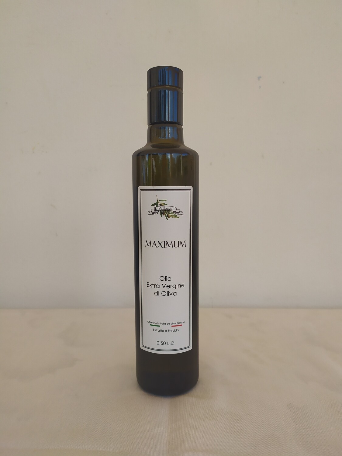 Bottiglia 500 ml. olio evo MAXIMUM PRODUZIONE 2024
