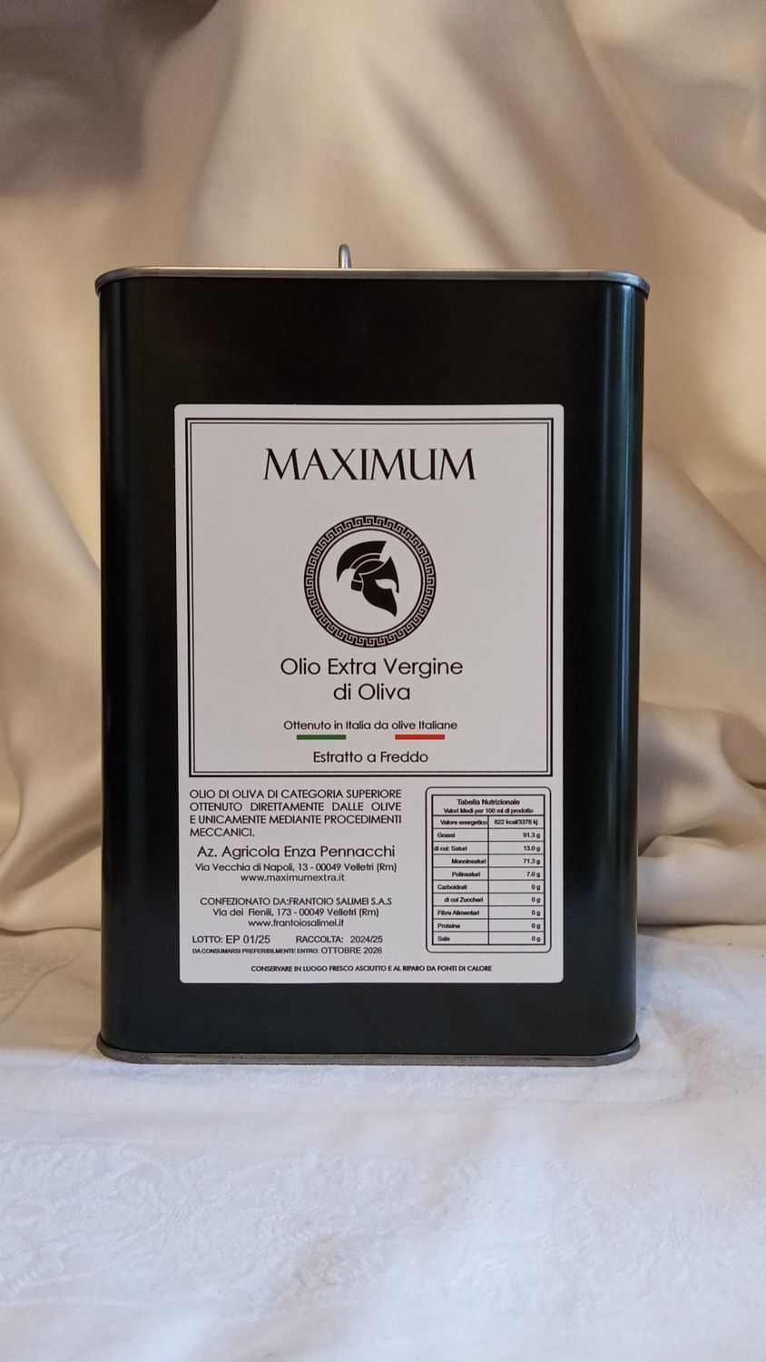 Lattina 3 Litri olio evo MAXIMUM PRODUZIONE 2024