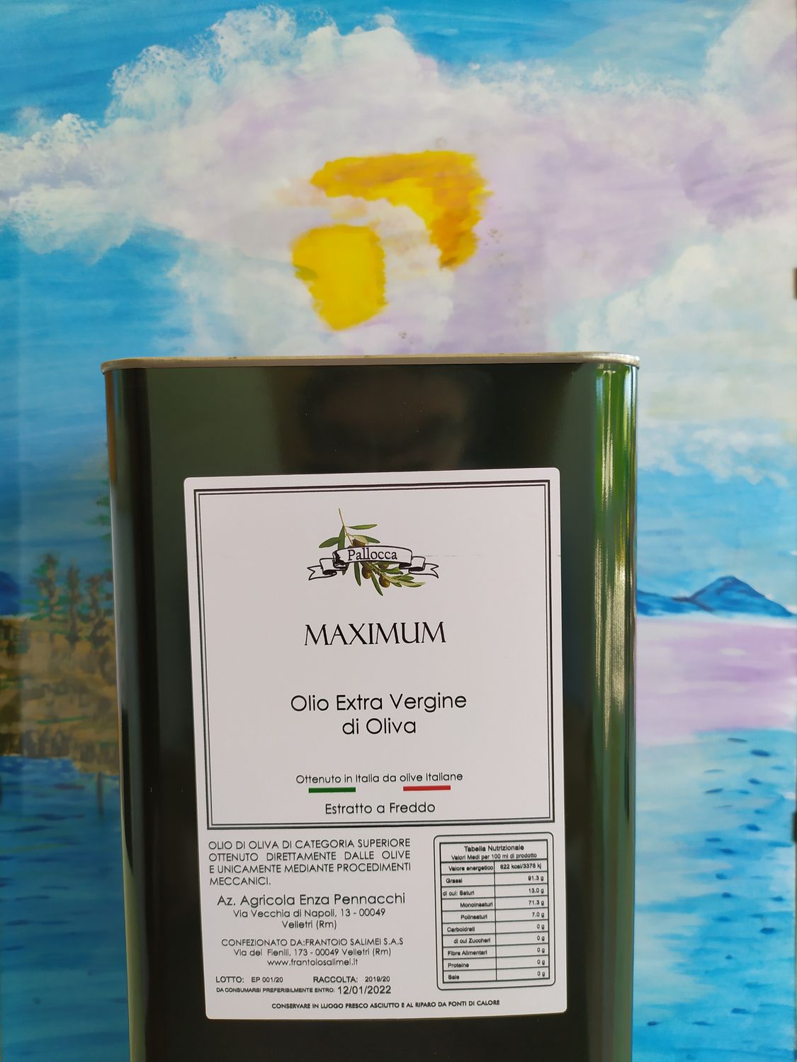 OLIO EVO MAXIMUM DA UN LITRO PRODUZIONE 2025