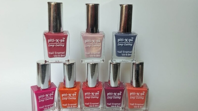 &quot;piti N pa​&quot; Premium Nail Polish Matte Nail Paint Combo (Pack of 8) 9.9 Ml each