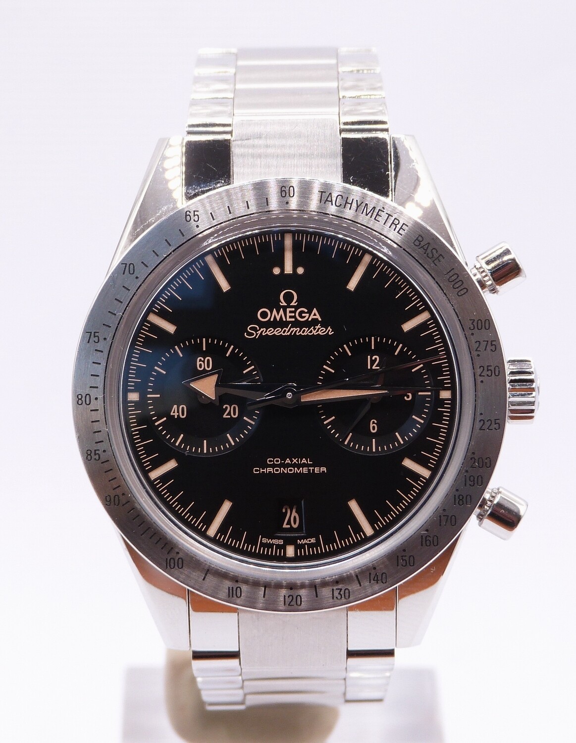 Omega Speedmaster Heritage 57 Master CoAxial Chronograph Box Papers 2021 Pre Owned
