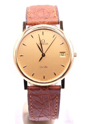 Omega De Ville 18ct Yellow Gold Quartz Cal 1532