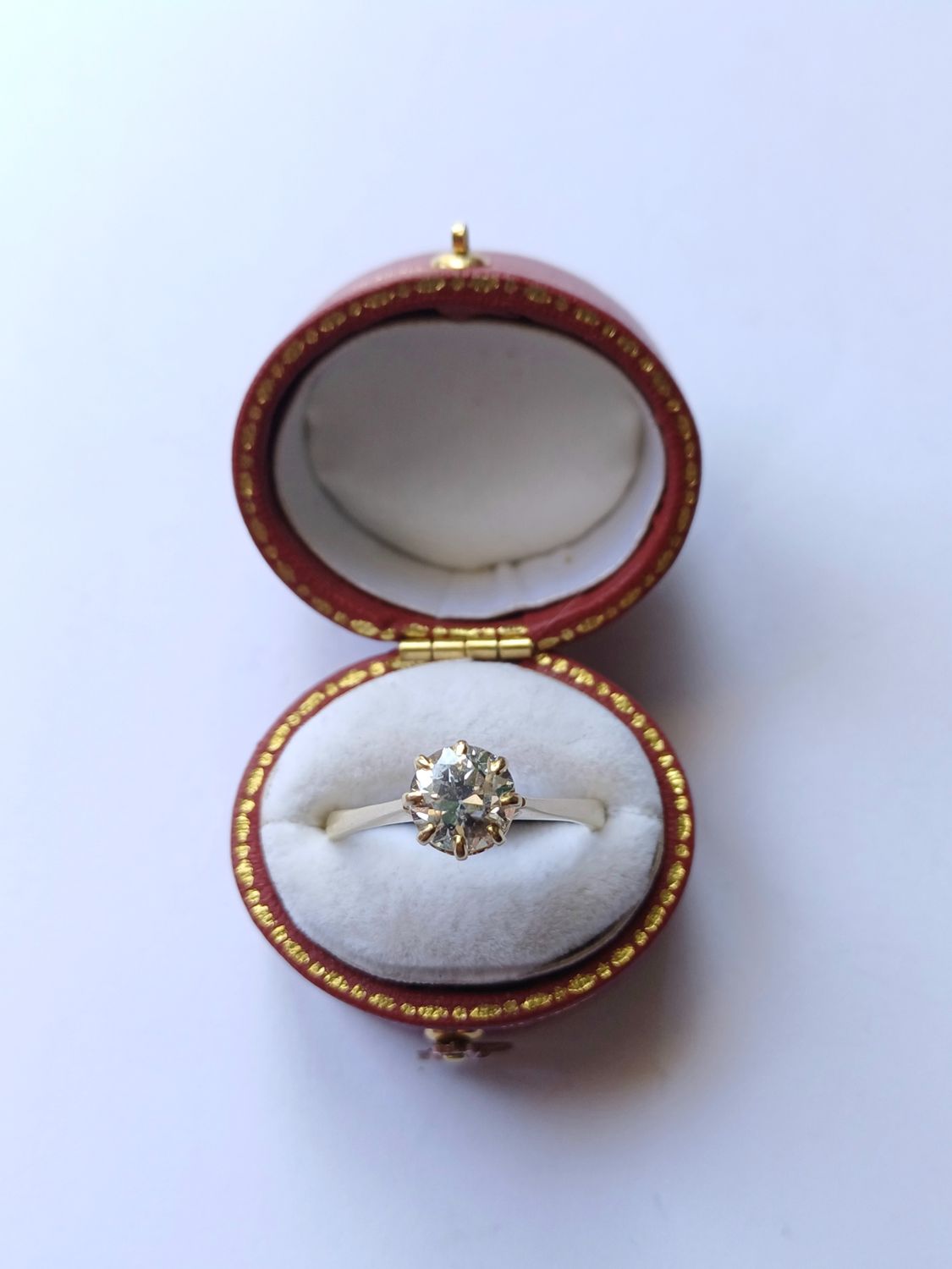 18CT Yellow Gold Diamond Solitaire Ring (Pre Owned)