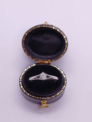 Platinum Diamond 0.29ct Forever Solitaire Engagement Ring (Pre Owned)