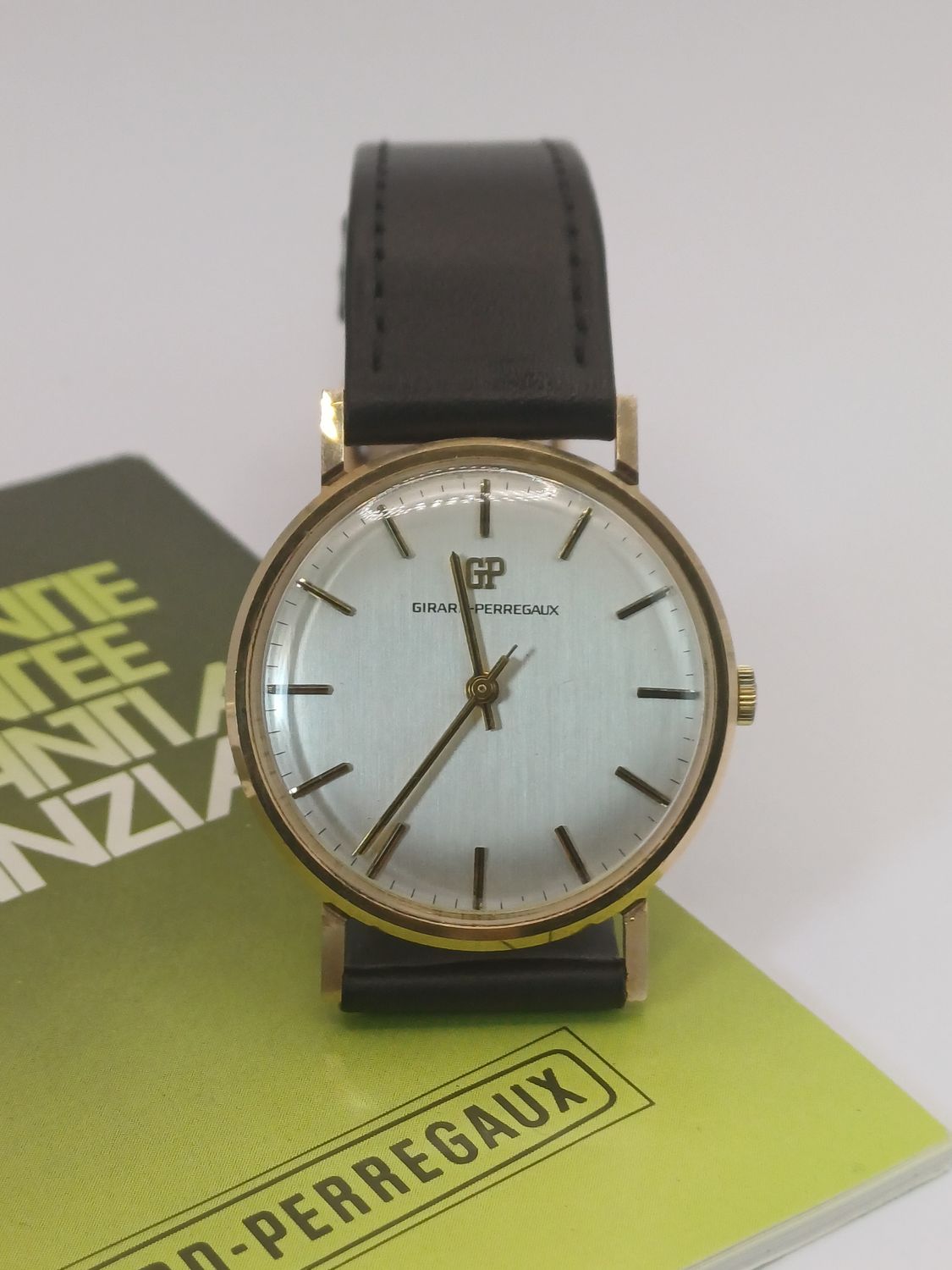 Vintage 9CT Yellow Gold Mens Girard Perregaux 1980's Mechanical Wrist Watch (Pre Owned) Vintage 9CT Yellow Gold Mens Girard Perregaux 1980's Mechanical Wrist Watch (Pre Owned)
