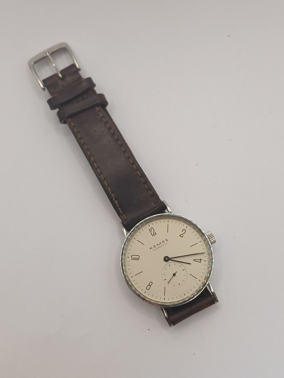 Gents Mens NOMOS Glashütte Tangente Wristwatch Watch Timepiece 38mm Steel Gents Mens NOMOS Glashütte Tangente Wristwatch Watch Timepiece 38mm Steel