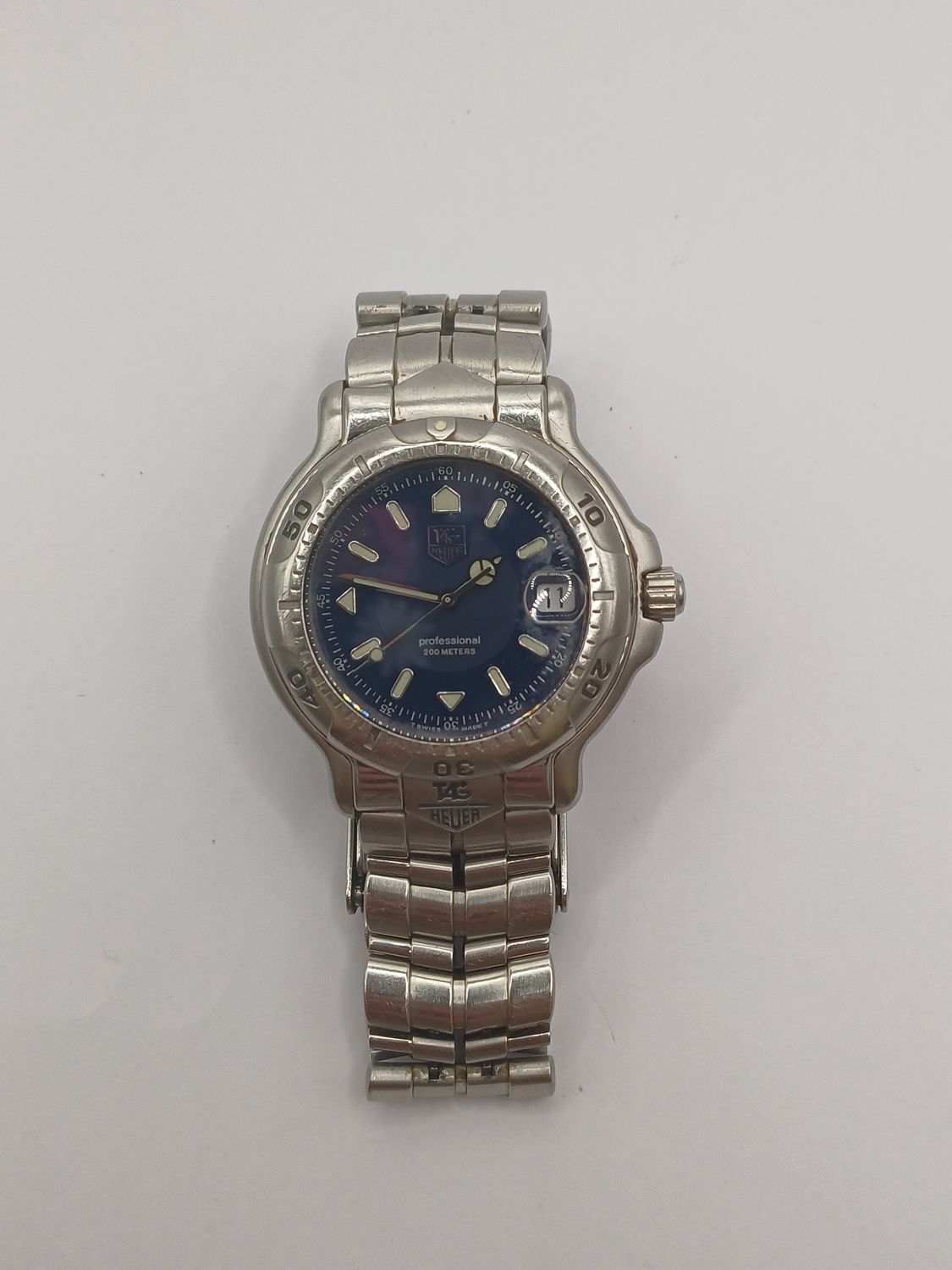 Stainless Steel TAG Heuer Mens Professional 6000 Series Watch WH1115-K1 (Pre Owned)