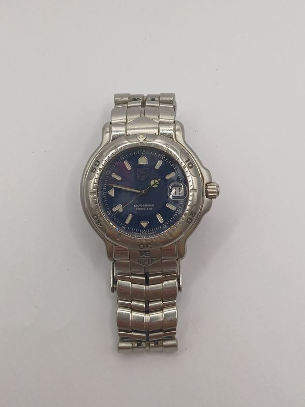 Stainless Steel TAG Heuer Mens Professional 6000 Series Watch WH1115-K1 (Pre Owned)