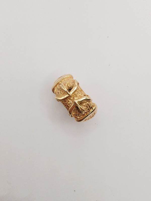 9CT Yellow Solid Gold Wrap Buckle Ring Gents Men (Pre Owned)