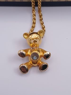 Chopard 18CT Yellow Gold Happy Diamonds Teddy Bear Necklace Pendant (Pre Owned) Chopard 18CT Yellow Gold Happy Diamonds Teddy Bear Necklace Pendant (Pre Owned)