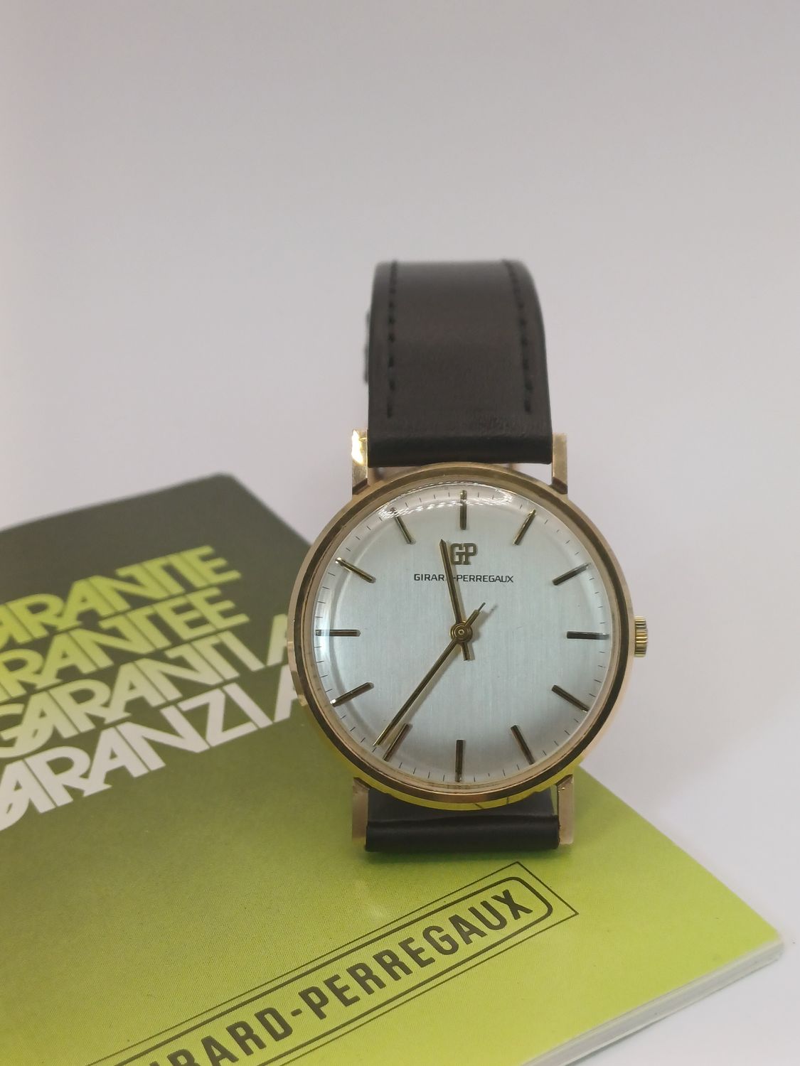 Vintage 9CT Yellow Gold Mens Girard Perregaux 1980's Mechanical Wrist Watch Vintage 9CT Yellow Gold Mens Girard Perregaux 1980's Mechanical Wrist Watch