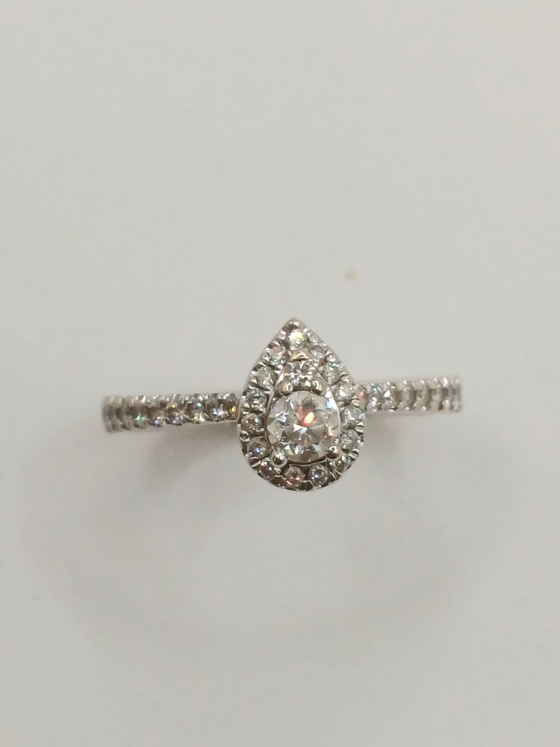 The Diamond Story 18ct White Gold Pear Design 0.50ct Diamond Engagement Ring GSI (Pre Owned) The Diamond Story 18ct White Gold Pear Design 0.50ct Diamond Engagement Ring GSI (Pre Owned)