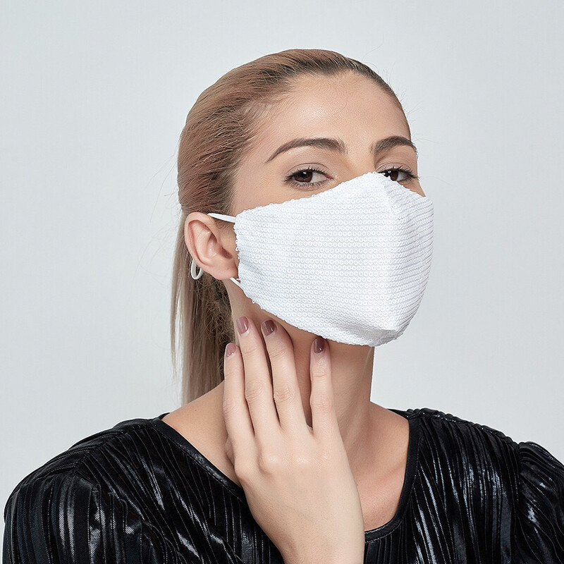 Cotton Sequined Face Protection Cover Dustproof Anti-Fog for Men Women 