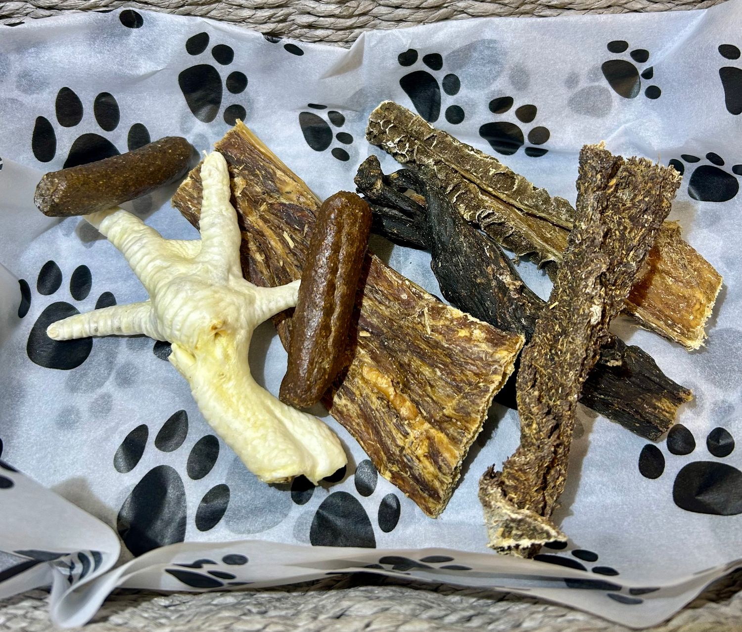 Natural Dog Treat Gift Bag