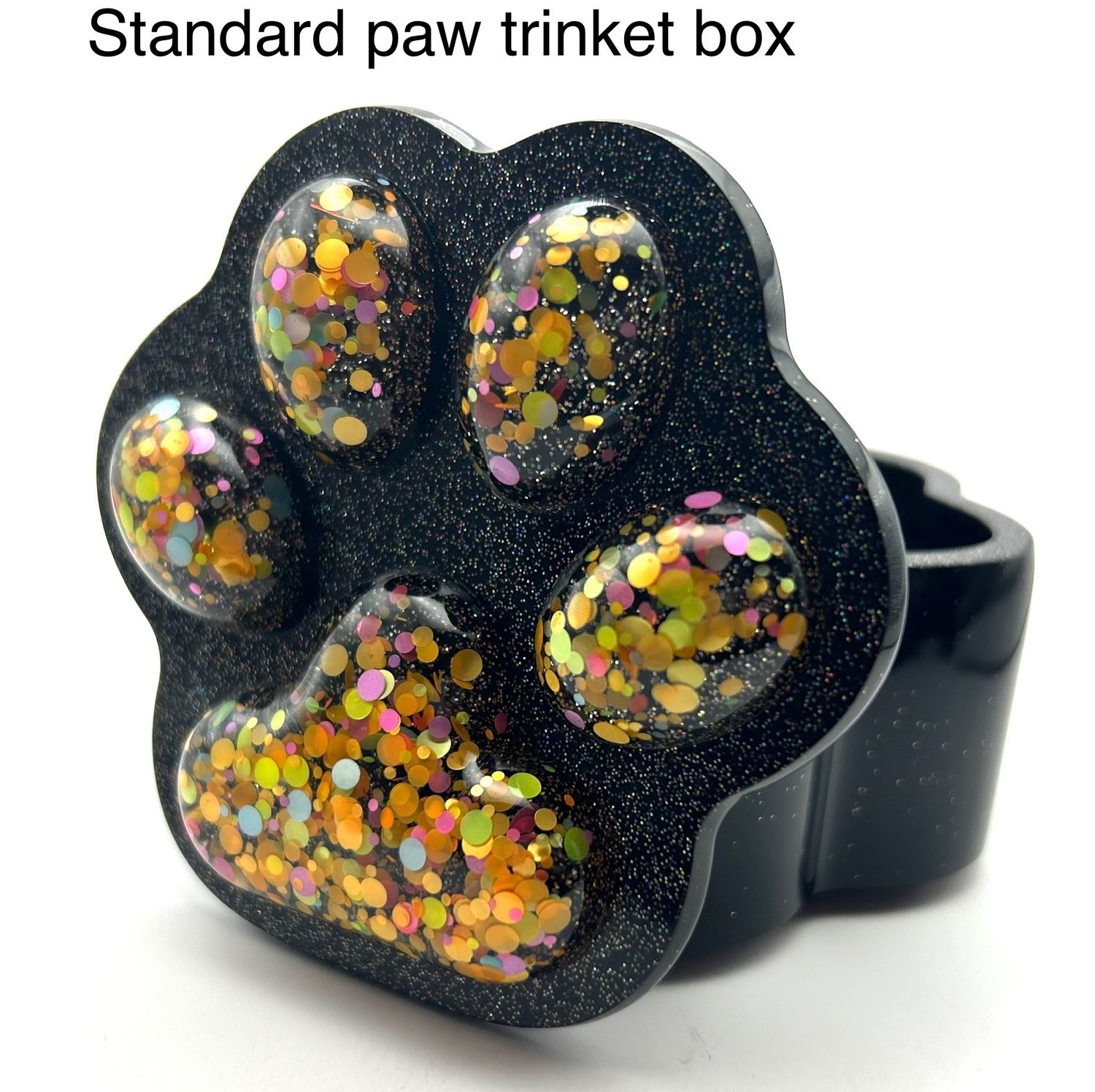 Pet Memorial Paw Trinket Box