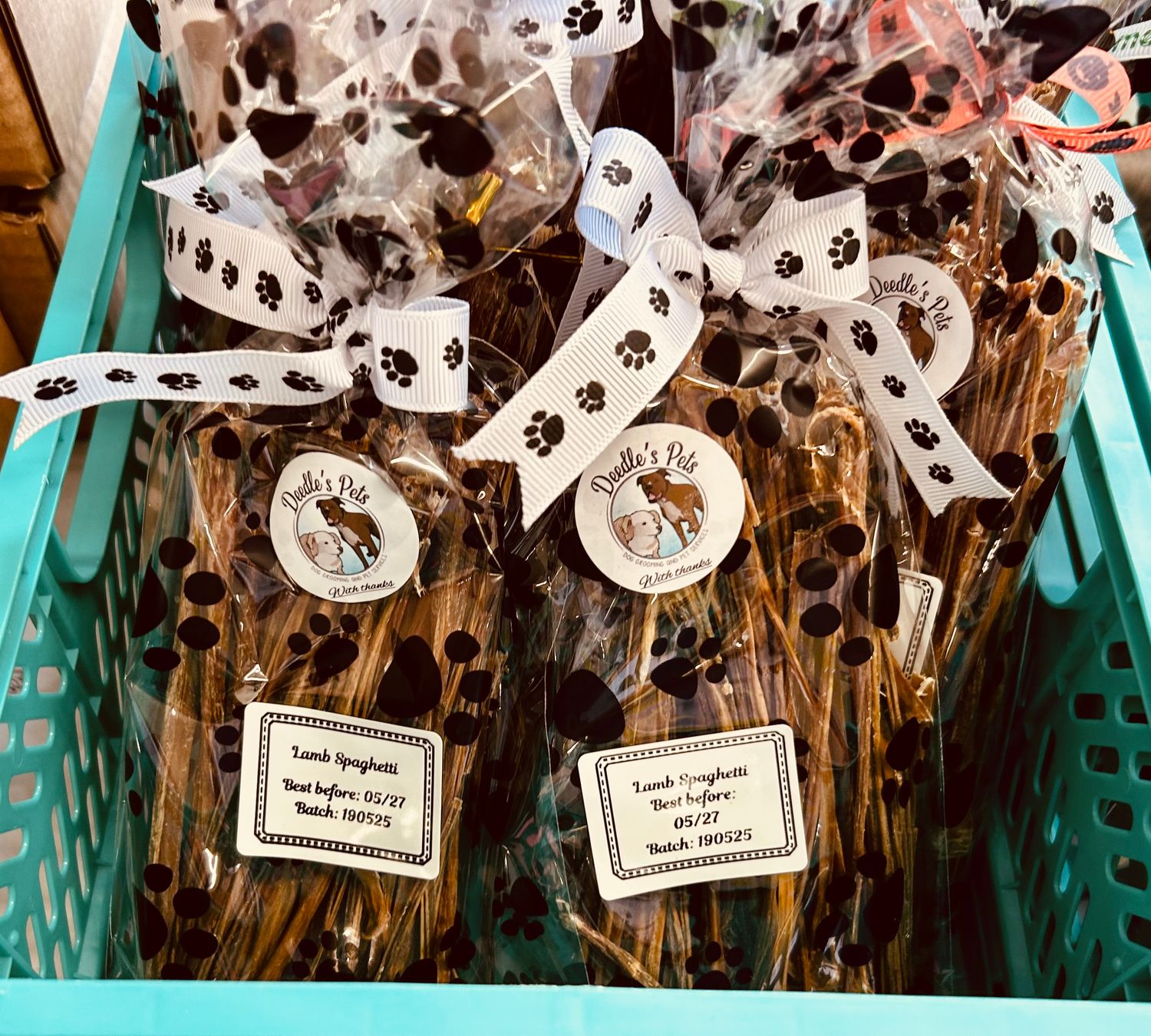 Lamb Spaghetti Treat Bag