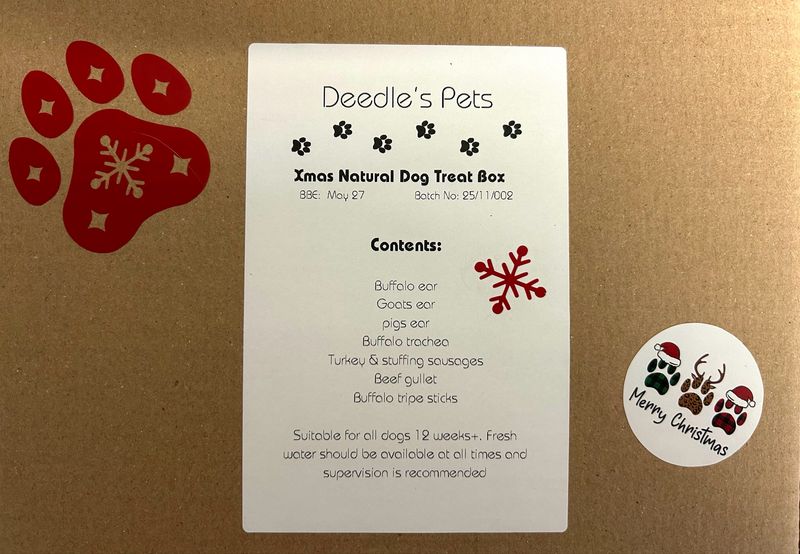 Christmas Natural Treat Box