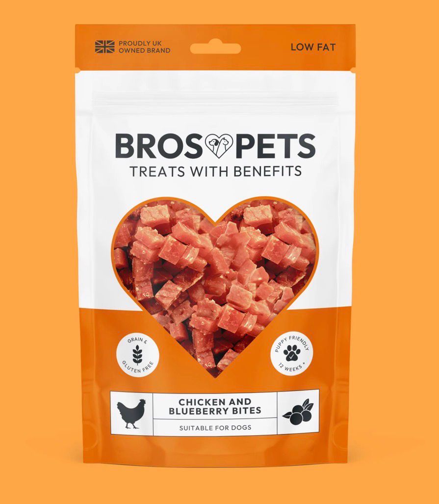 Bros Pets Chicken &amp; Blueberry Bites
