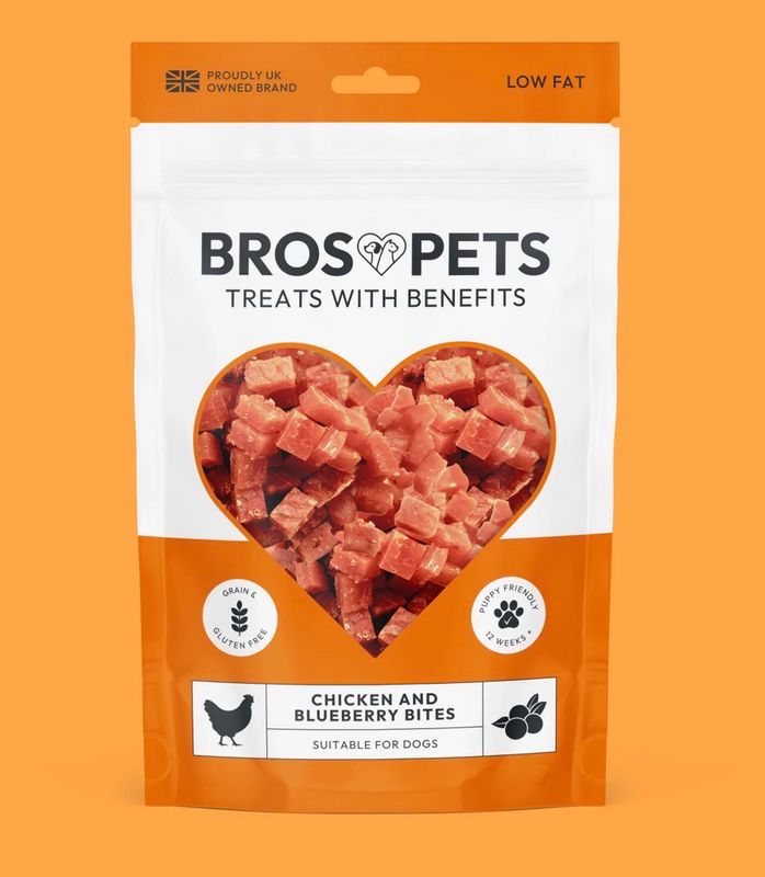 Bros Pets Chicken &amp; Blueberry Bites