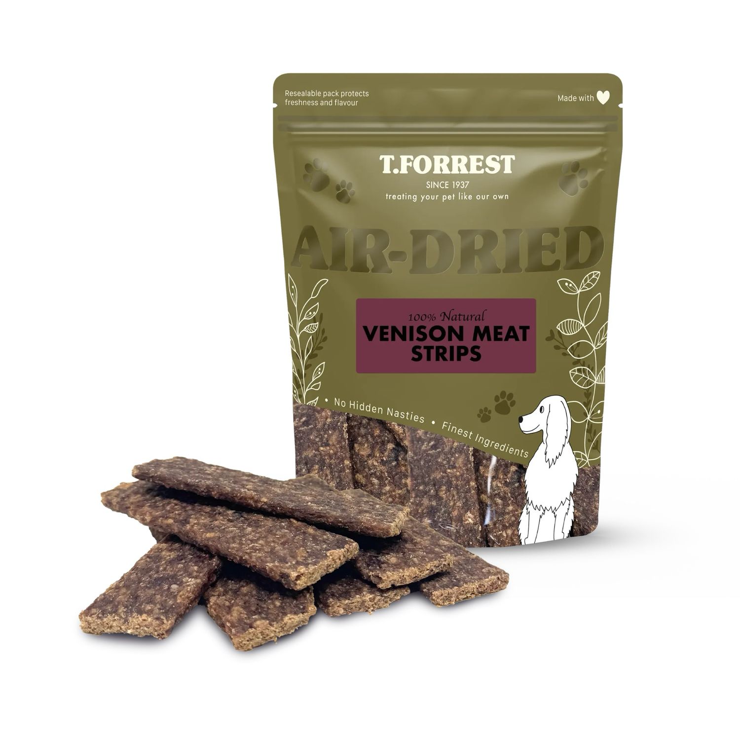 100% Venison Meat Strips