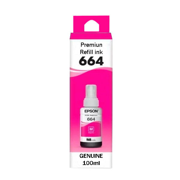 Tinta Genérica Epson Ecotank Serie L 664 Magenta 100ml