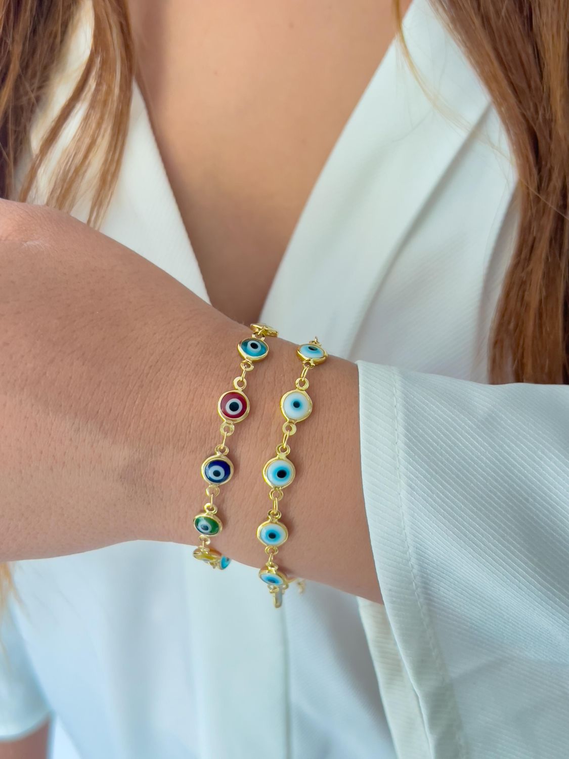 Pulseras ojitos 