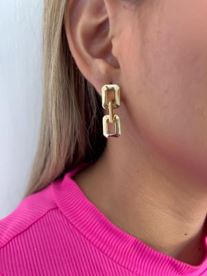 Aretes cadena 