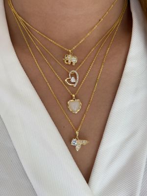 Collares de oro laminado 