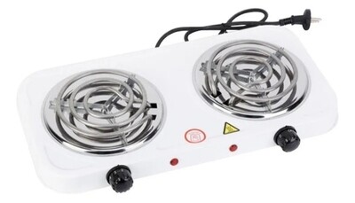 Cocina Electrica Dos Hornillas 2000w