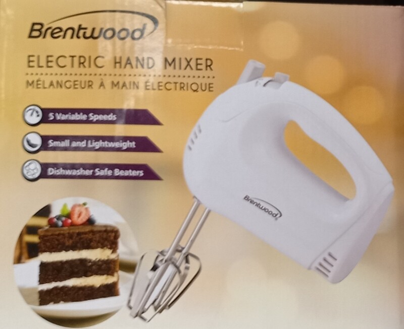 Mélangeur à main électrique Brentwood (Disponible en Haiti)