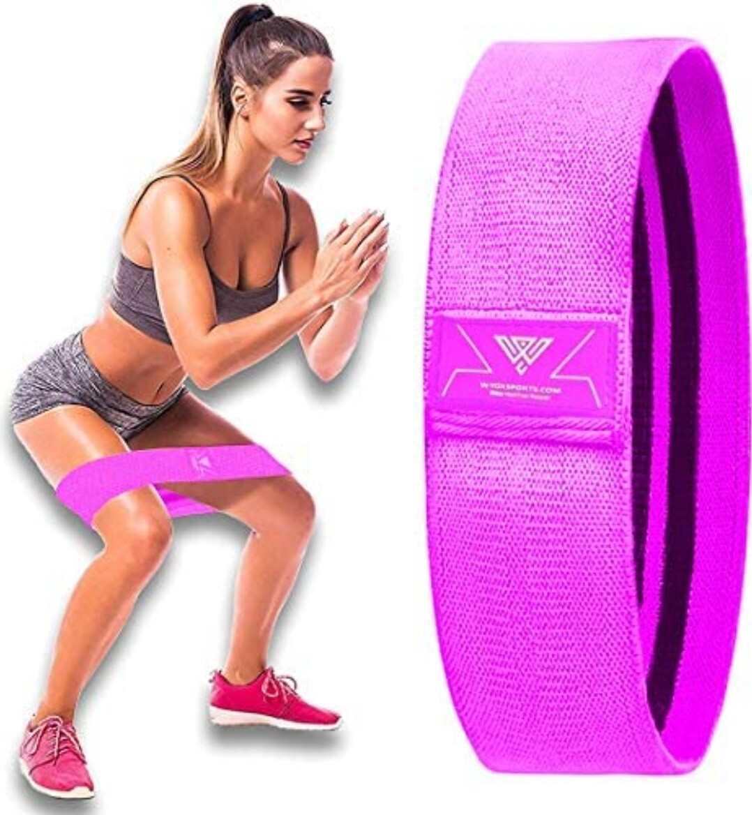 Booty Band Bandes de résistance en tissu antidérapant pour le fitness, les entraînements  
