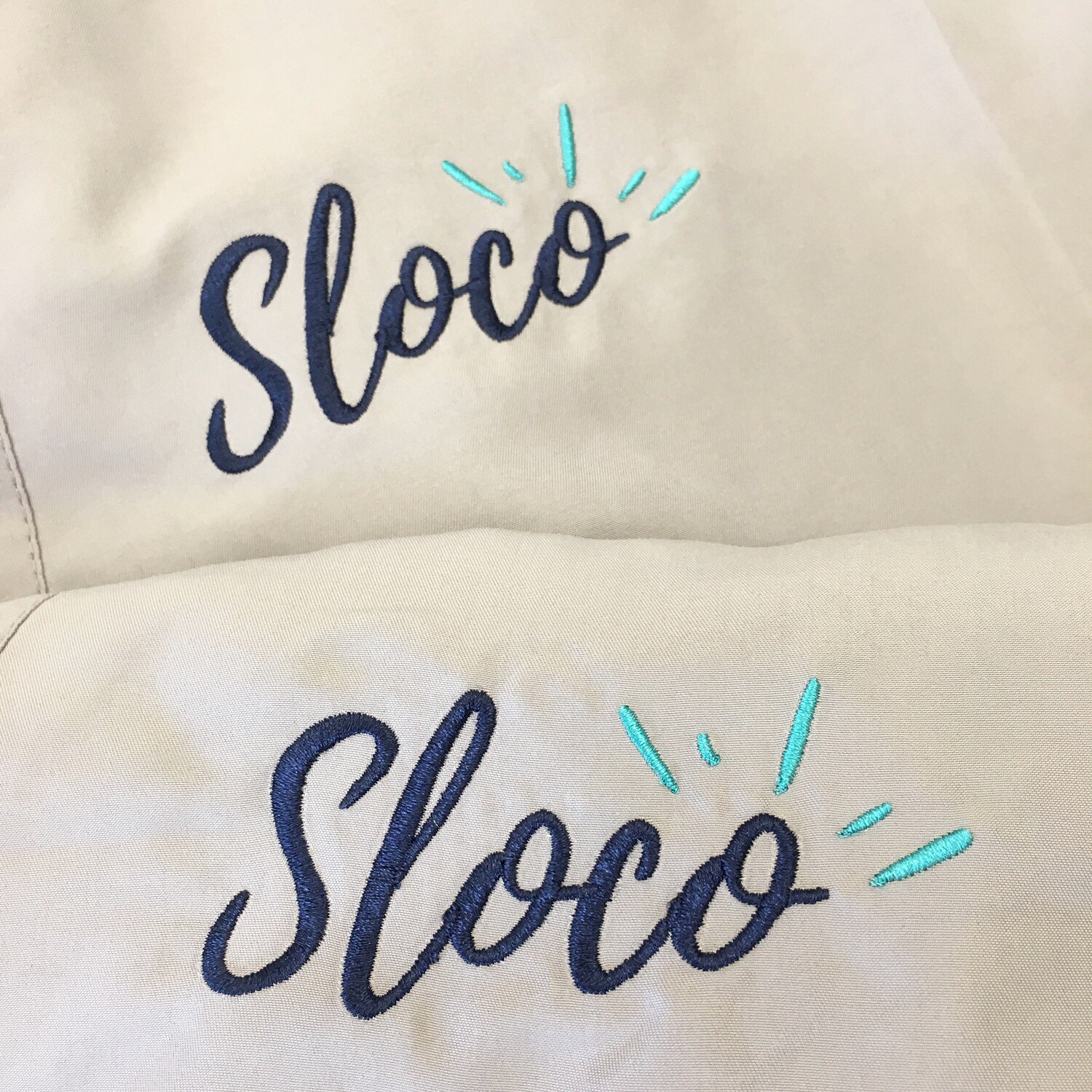 Embroidery on Garments Brought in by Customer