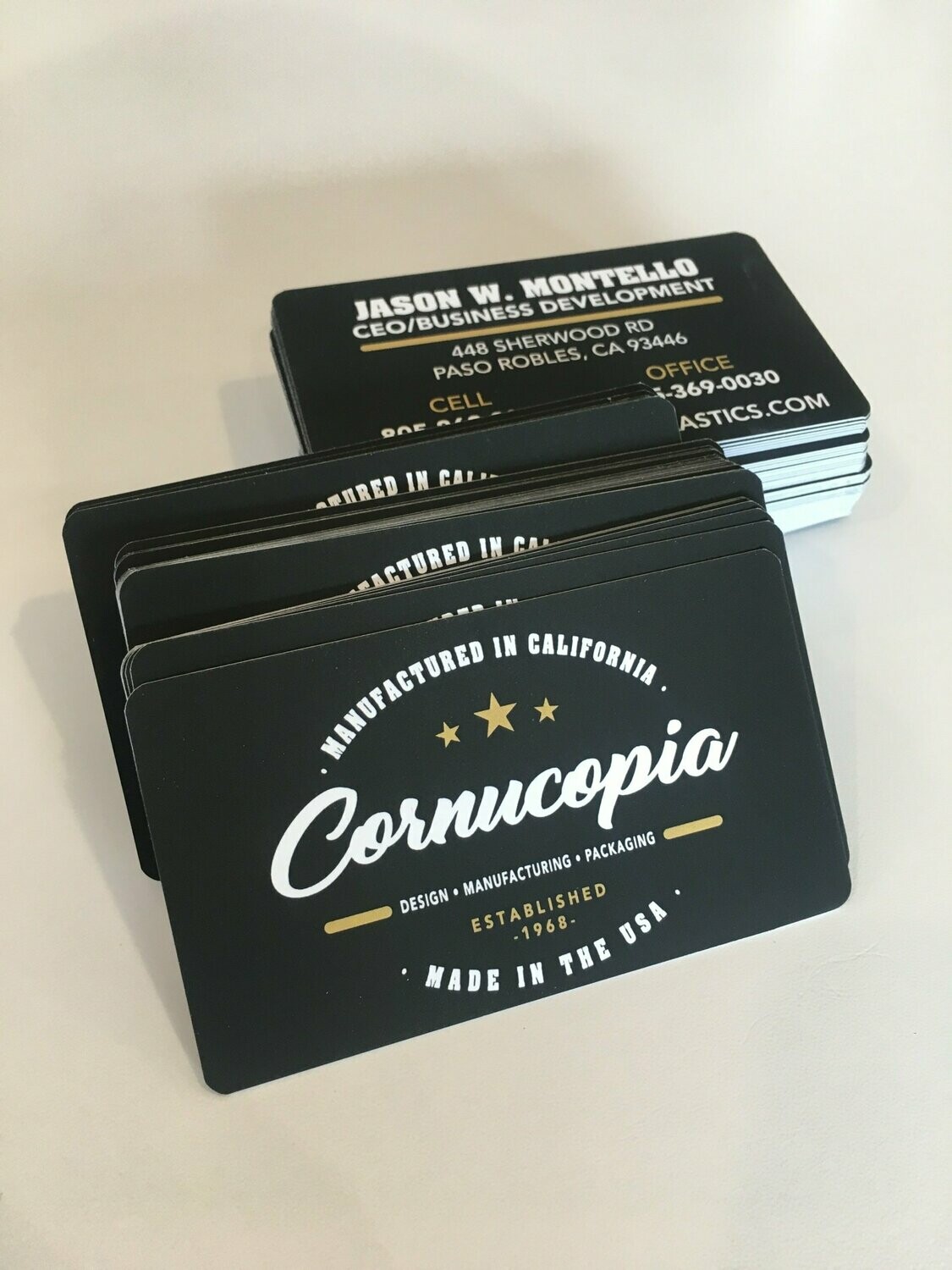 2” X 3.5” Business Cards - Full Color Printing on Both Sides, 16pt thickness