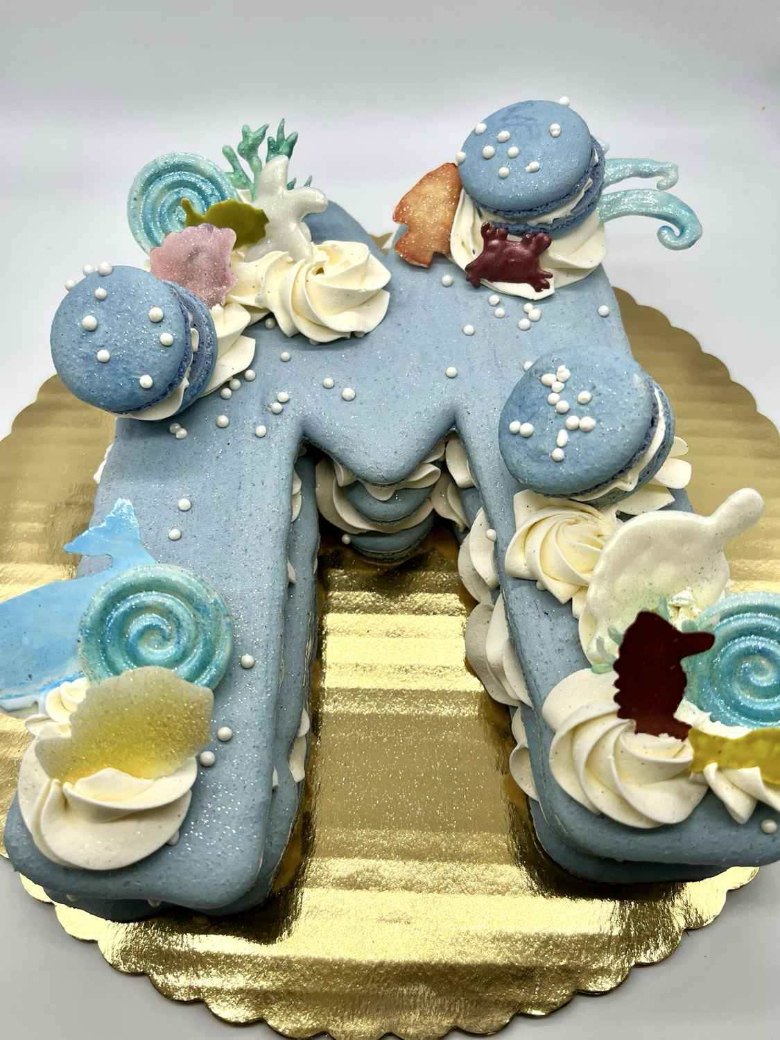 Shaped Macaron Cake - 2 Letters Or 2 Number (serves 6-8) Lancaster