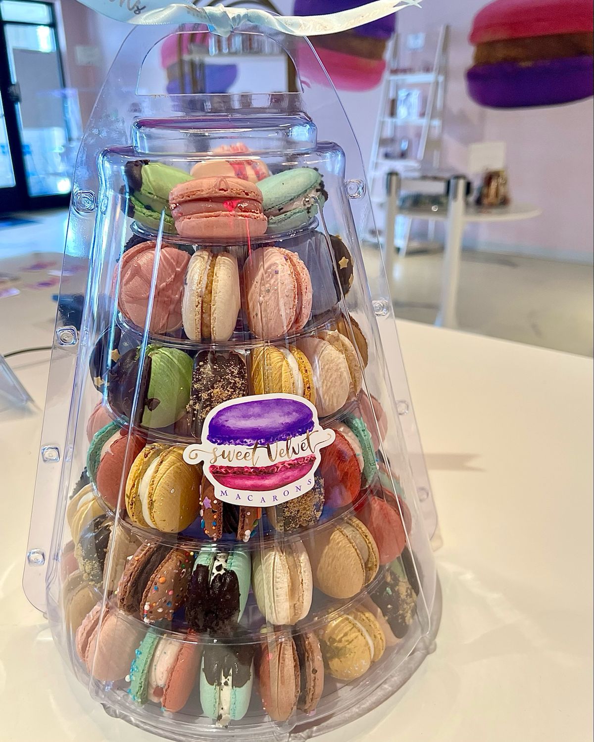 72 count Medium Macaron Tower - Camp Hill
