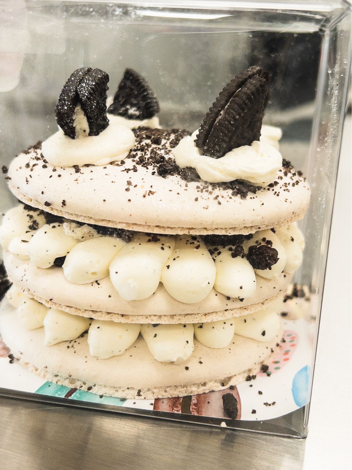 4" CUSTOM FLAVOR - Celebration Macaron Stack (serves 1) - Palmyra