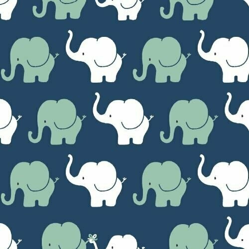 Elephant -  blau