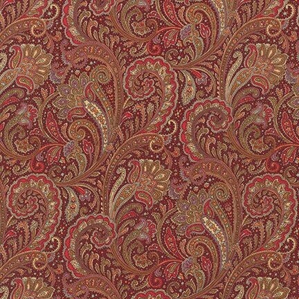 Paisley Prints - rust