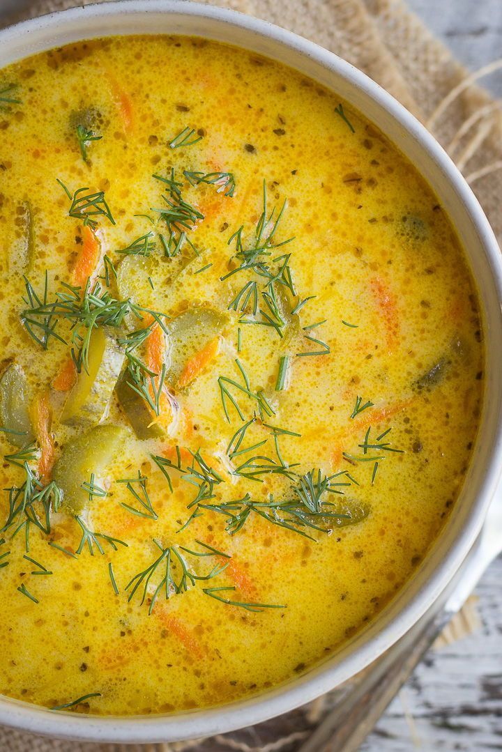 Dill Pickle Soup - Bowl
