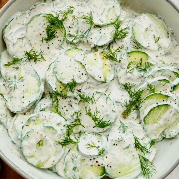 Polish  Cucumbers and Cream