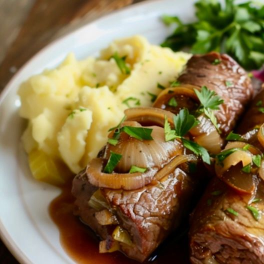 Polish Zrazy - Beef Roulade