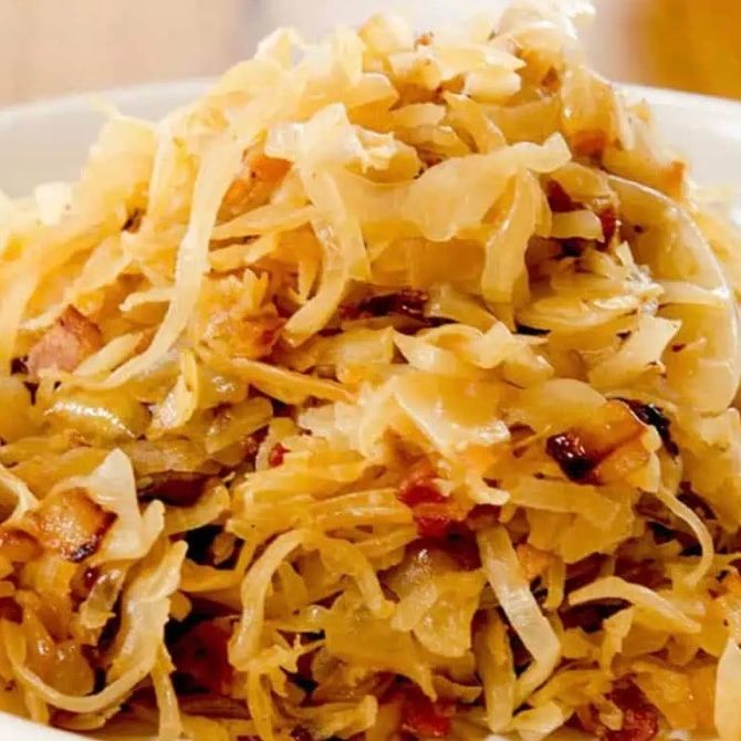 Fried. Sauerkraut