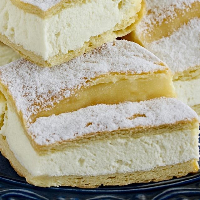 Polish Karpatka  ( Cream Cake)