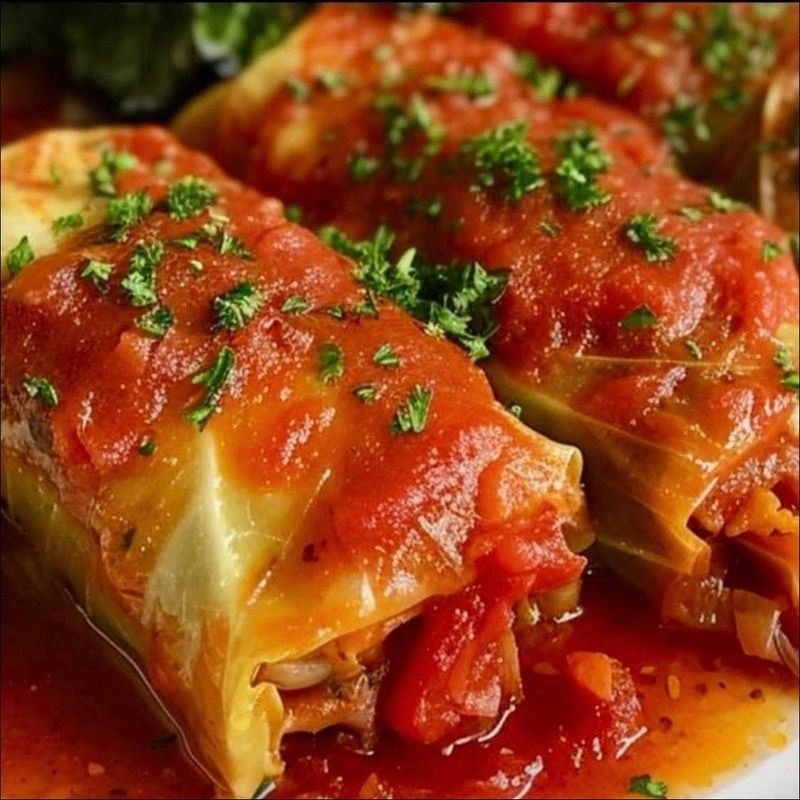 Polish Golabki (Two Cabbage Roll)