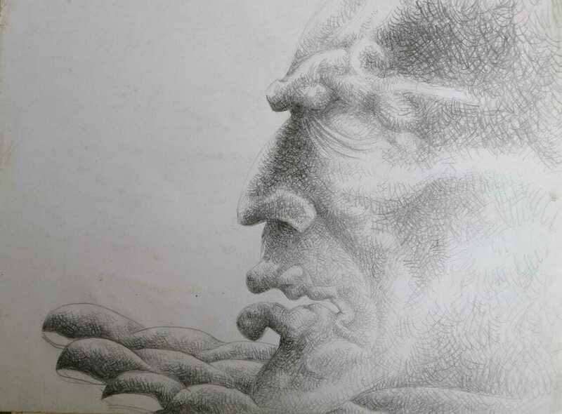 Dibujos técnica mixta.