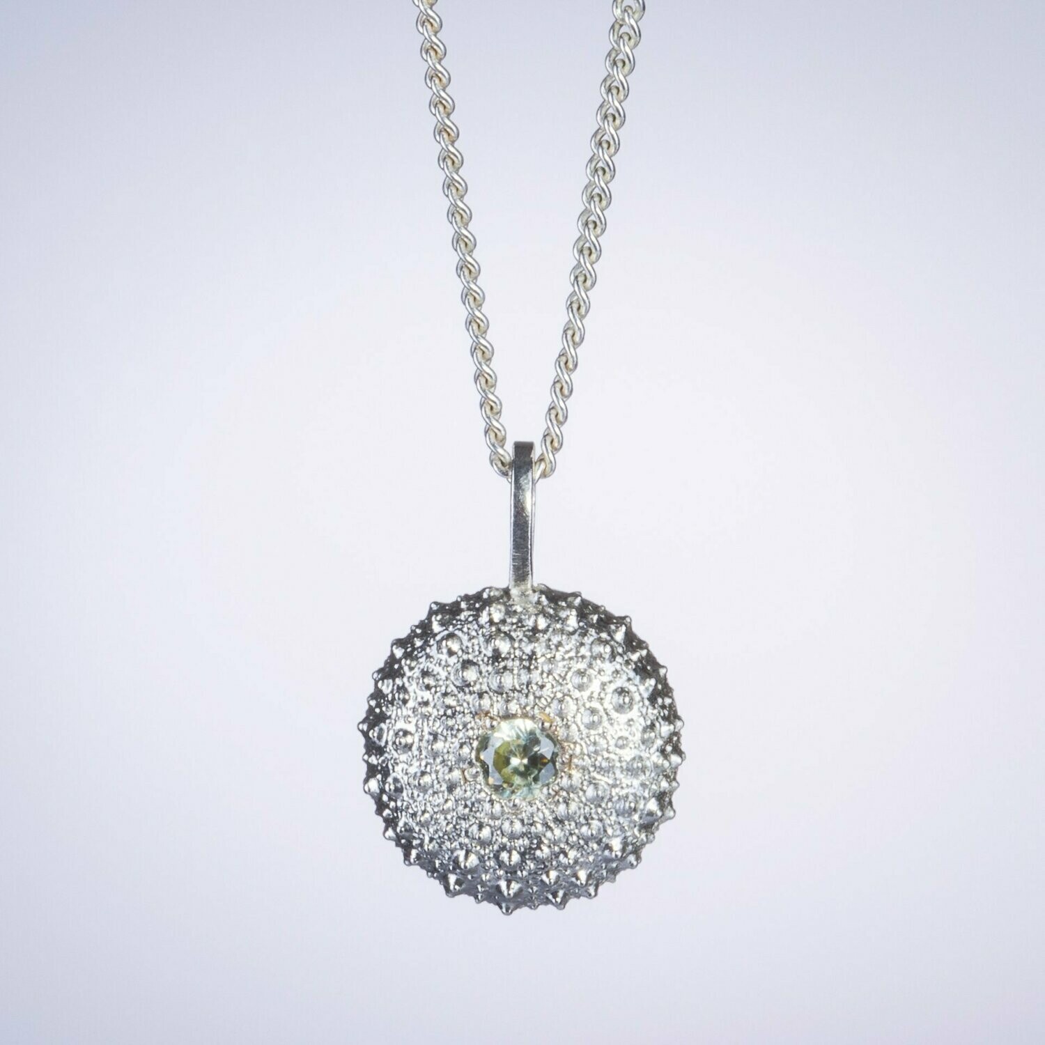 Kette "Seeigel" mini mit Zirkon