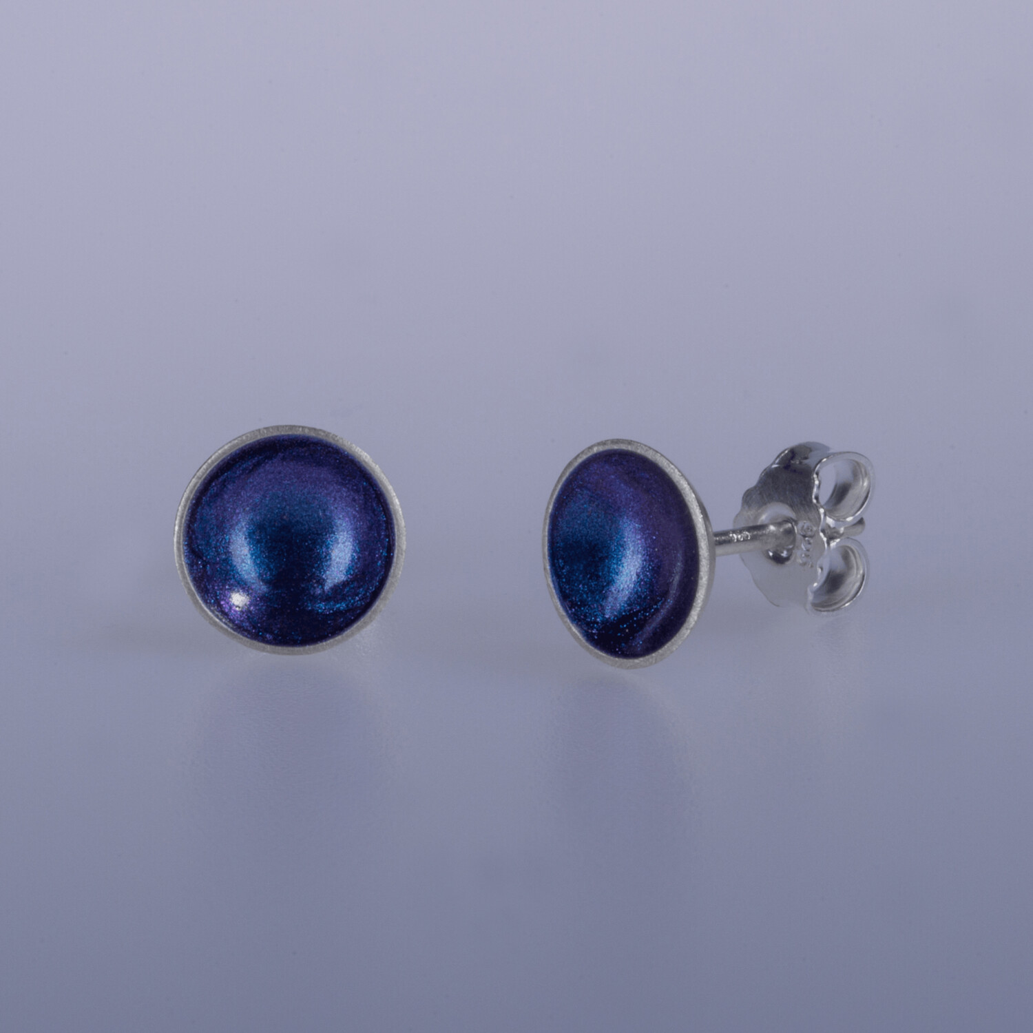 Ohrstecker "Joy" midi blau-lila