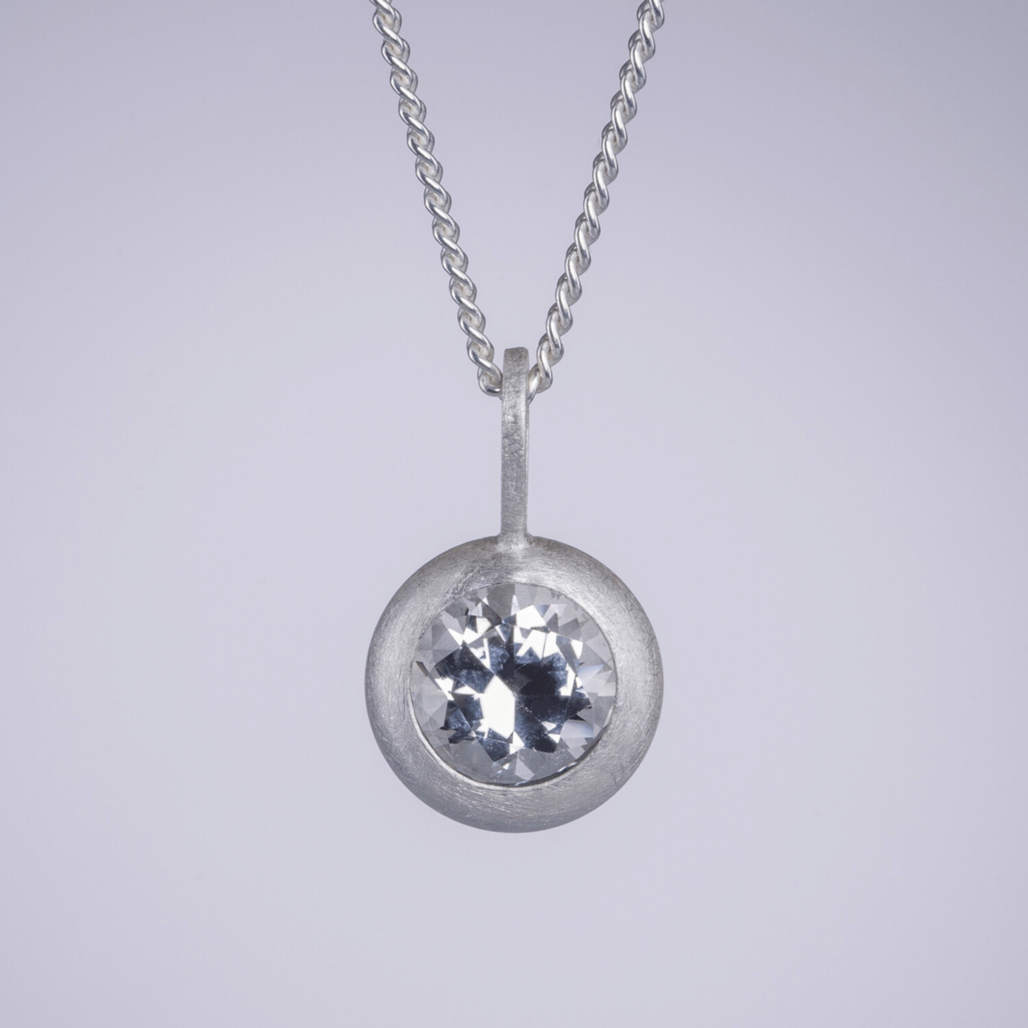 Kette "BlingBling" midi mit Bergkristall