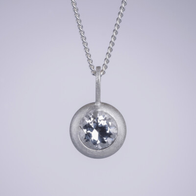 Kette Kette "BlingBling" midi mit Bergkristall